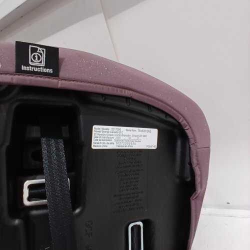 GRACO TRANZITIONS 3-IN-1 LIGHTWEIGHT ADJUSTABLE HEIGHT HARNESS BOOSTER CAR SEAT WITH CUP HOLDERS - 100LB MAX WEIGHT - ELOISE PURPLE (MODEL: 2217080) image 2