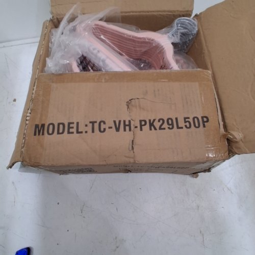 50PK VELVET HANGERS WITH CHROME HANDLE PINK (MODEL: TC-VH-PK29L50P) image 2