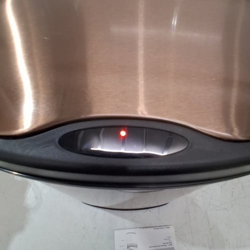 NINESTARS 15L METAL MOTION SENSOR TRASH CAN - ROSE GOLD (MODEL#: DZT-15-13GD) image 2