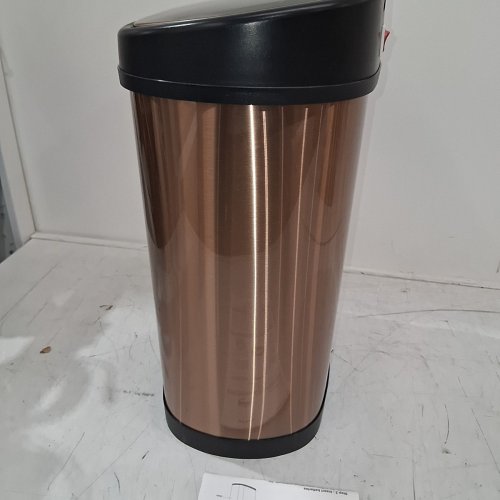 NINESTARS 15L METAL MOTION SENSOR TRASH CAN - ROSE GOLD (MODEL#: DZT-15-13GD) image 6