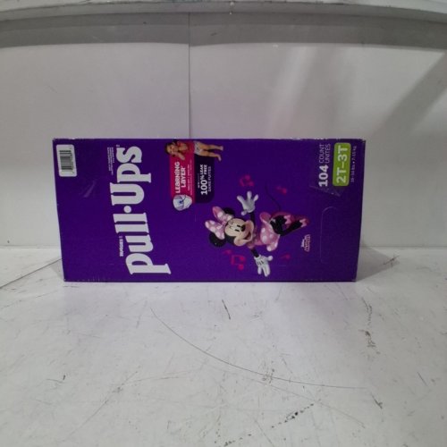 104PK PULLUPS GIRLS MINI MOUSE DIAPERS - SIZE 2T-3T - MULTICOLOURED (MODEL : 00036000540895) image 3