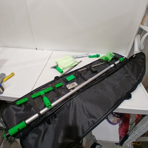 UNGER SPEED CLEAN WINDOW CLEANING KIT - 8FT - GREEN/BLACK image 2