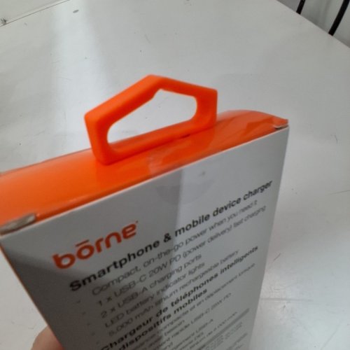 BORNE POWER BANK - 5000 MAH, 20W - BLACK image 3