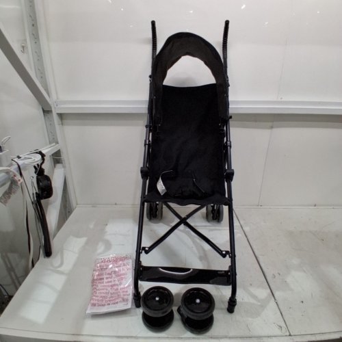 DREAM ON ME AERO TRAVEL LIGHTWEIGHT UMBRELLA STROLLER WITH ADJUSTABLE AND REMOVABLE CANOPY - BLACK (MODEL: 451XX-BLK) image 2