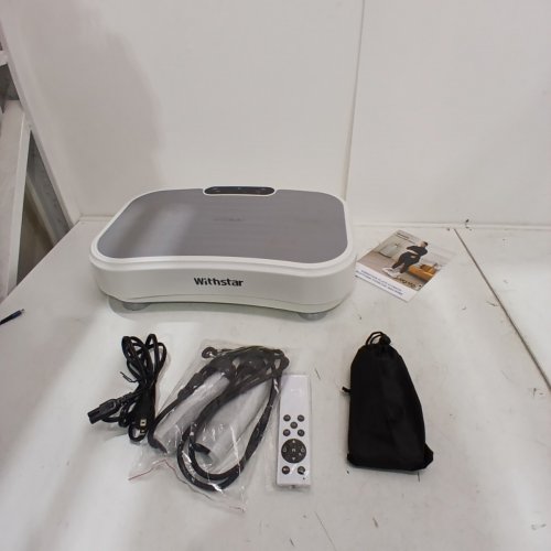 WITHSTAR POWER WAVER VIBRATION PLATE PLATFORM FOR LYMPHATIC DRAINAGE - WHITE AND GREY - (MODEL: BD-001) image 6