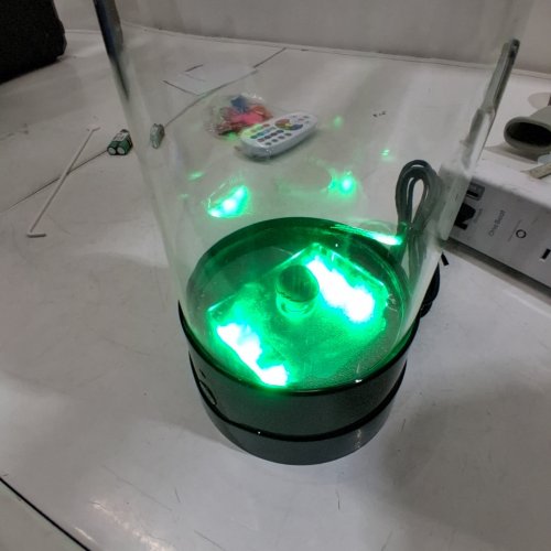 SENCU SENSORY FISH LAMP, 4 FISH INCLUDED - 11.35" H - BLACK image 2