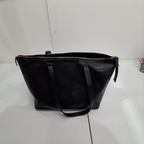 BUFFALO DAVID BITTON LEATHER TOTE SHOULDER BAG - BLACK (MODEL: 2012486) image 2
