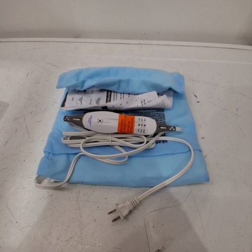 EQUATE ELECTRIC 3-SETTING HEATING PAD WITH AUTO SHUT-OFF AND MACHINE WASHABLE COVER - KING (12"X24") - BLUE image 3