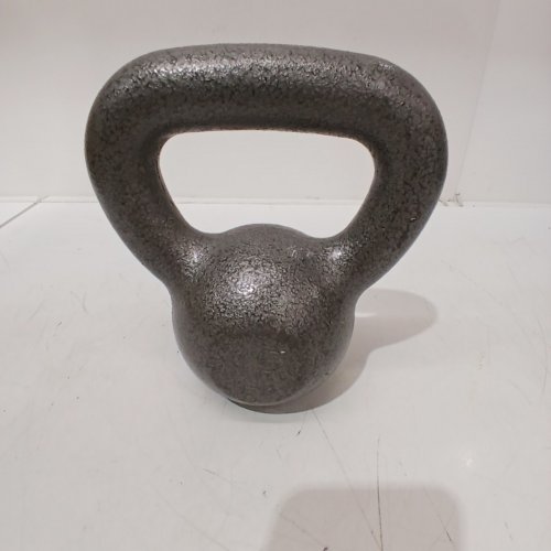 CAP BARBELL FITNESS SOLID IRON KETTLE BELL WEIGHT TRAINING EQUIPMENT - 15LBS - GREY(MODEL: SDK2B-015) image 2