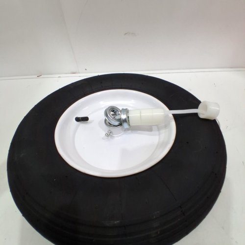 HI-RUN PNEUMATIC WHEELBARROW TIRE - FITS 5/8" AND 3/4" AXELS - 16" - BLACK (MODEL: WB1009) image 4