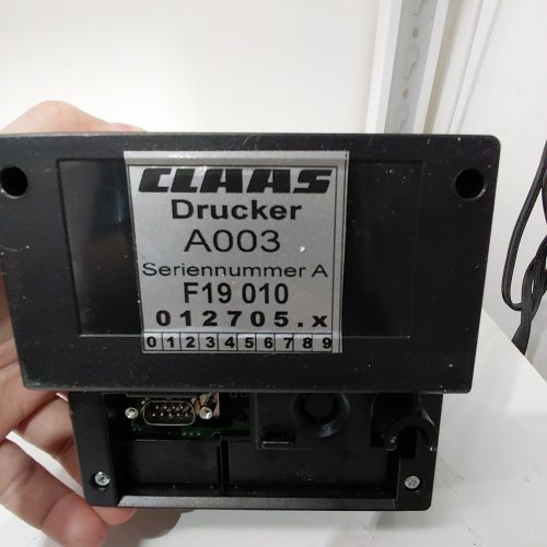 CLAAS THERMAL PRINTER FOR CLAAS TRACTORS OR HARVESTERS - BLACK (MODEL: A003) image 2