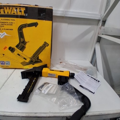 DEWALT 2-IN-1 FLOORING TOOL 100PSI AIR POWERED - YELLOW/BLACK - (MODEL: DWFP12569) image 2