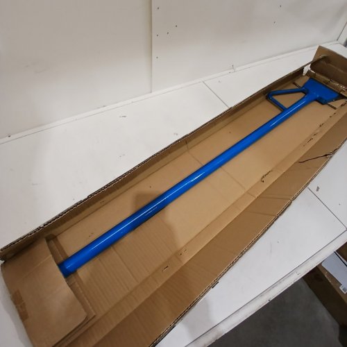 TOOLWAY FLOOR BULLY FLOOR SCRAPER WITH STEEL T-HANDLE - 7" X 45" - BLUE - (MODEL: 130672) image 2