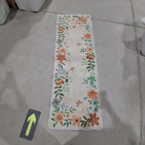LAHOME WASHABLE NON-SLIP FLORAL RUNNERR RUG - 2FT X 6FT - MULTICOLOR image 2