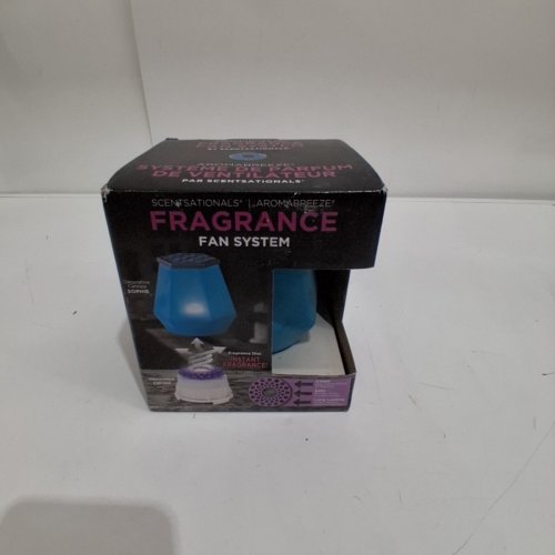 SCENTSATIONALS FRAGRANCE FAN SYSTEM FOR AROMABREEZE SCENT DISCS - BLUE (MODEL: 017-900-60008) image 2