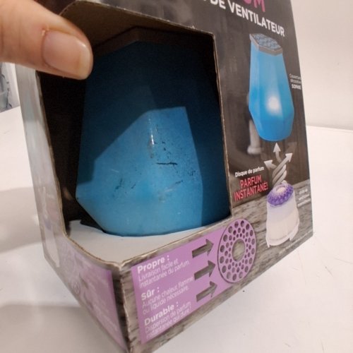 SCENTSATIONALS FRAGRANCE FAN SYSTEM FOR AROMABREEZE SCENT DISCS - BLUE (MODEL: 017-900-60008) image 3