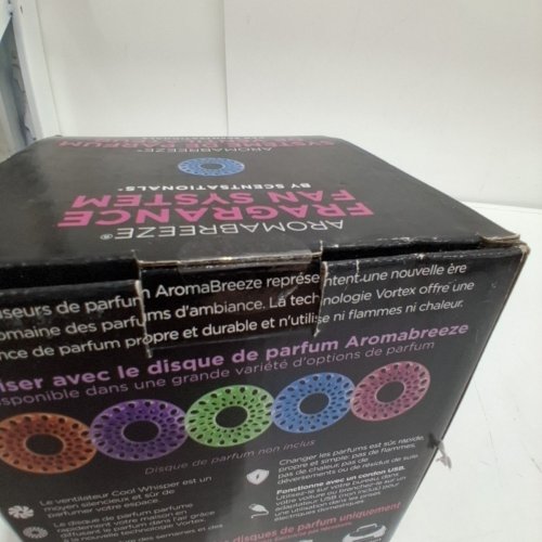 SCENTSATIONALS FRAGRANCE FAN SYSTEM FOR AROMABREEZE SCENT DISCS - BLUE (MODEL: 017-900-60008) image 4