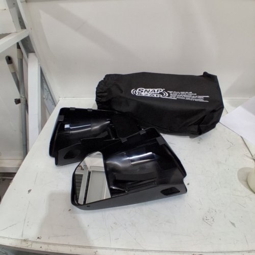 2PK K-SOURCE ZAP & SNAP, SNAP ON TOWING MIRRORS FOR FORD F150 2015 & UP - BLACK (MODEL: 81860) image 2