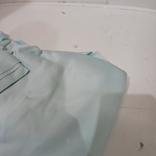 6PC SLUMBERCHILL COOLING BED SHEET SET WITH 4 PILLOW CASES - QUEEN - BLUE (MODEL: 1796335) image 4