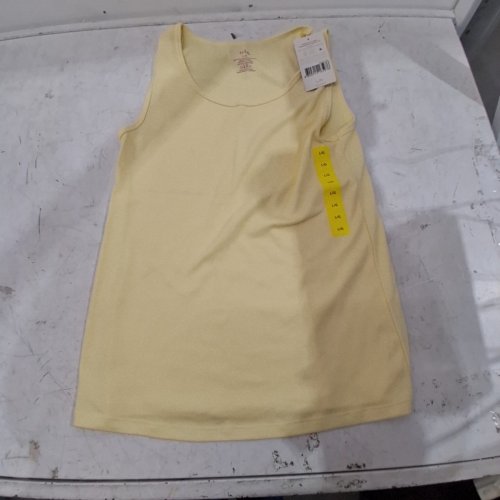 WOMEN'S IYLA INTERLOCK TANK TOP - LARGE - PALE YELLOW (ITEM: CA51122) image 2