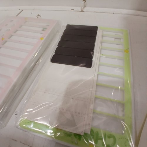 KIDS MAGNETIC CHORE CHART SET - PINK/GREEN image 3