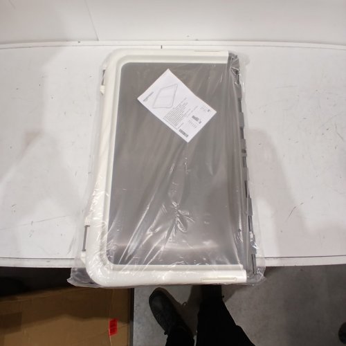AMAZON BASICS DOG TRAINING PAD HOLDER 28" X 34" - GREY/WHITE (MODEL: TFPT-L) image 2