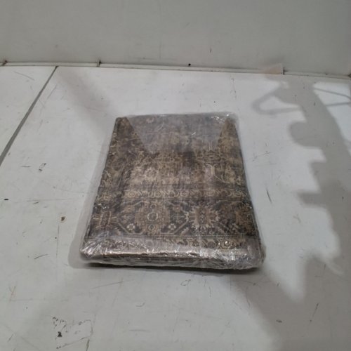 BERTHMEER NON-SLIP WASHABLE RUNNER RUG - 2FT X 8FT - DISTRESSED GREEN image 3