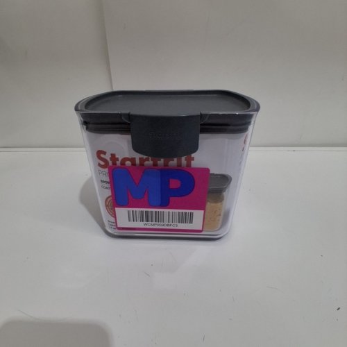 STARFRIT PROKEEPER PLASTIC STORAGE CONTAINER W/ TERRACOTTA FRESHNESS DISK - 2 LBS - GREY/CLEAR - (MODEL: 094383) image 2