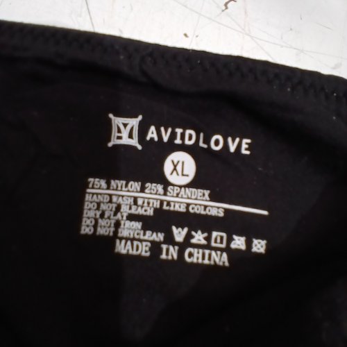 WOMEN'S AVIDLOVE PADDED DOUBLE LINED CAMISOLE TOP - EXTRA LARGE - BLACK image 2