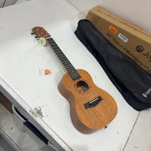 JOYMUSIC 4-STRING 23" CONCERT MAHOGANY UKULELE SET (MODEL: UK-23S) image 2