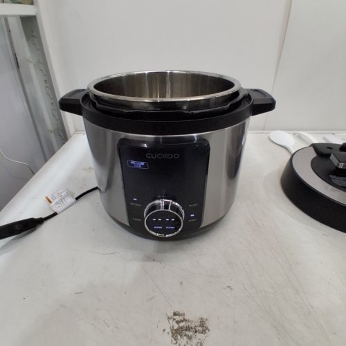 CUCKOO 10-IN-1 DIGITAL PRESSURE COOKER - 24 CUP (UNCOOKED) CAPACITY - STAINLESS STEEL/BLACK (MODEL: CMC-ZSN601F) image 2