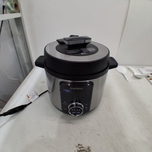 CUCKOO 10-IN-1 DIGITAL PRESSURE COOKER - 24 CUP (UNCOOKED) CAPACITY - STAINLESS STEEL/BLACK (MODEL: CMC-ZSN601F) image 3