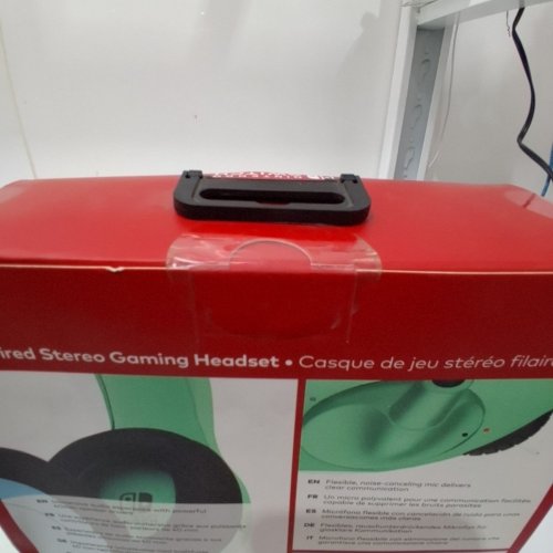 PDP GAMING WIRED STEREO GAMING HEADSET - FOR NINTENDO SWITCH/SWITCH LITE - GREEN AND BLUE (MODEL: LVL40) image 3