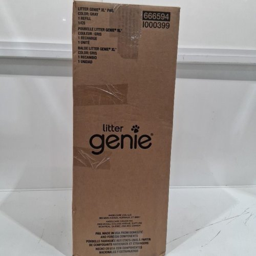 LITTER GENIE XL+ PAIL WITH SCOOP AND HOLDER - 22" - GREY (MODEL: I000399) image 5