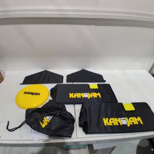 KANJAM TABLETOP DISC THROWING GAME - BLACK/YELLOW (MODEL:1-1-18369-KJ019) image 2