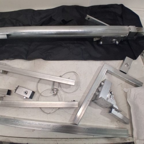 DRYWALL ROLLING LIFTER PANEL, 11FT SHEETROCK LIFT DRYWALL LIFT, 150LB WEIGHT CAPACITY PANEL HOIST JACK TOOL - SLIVER image 3
