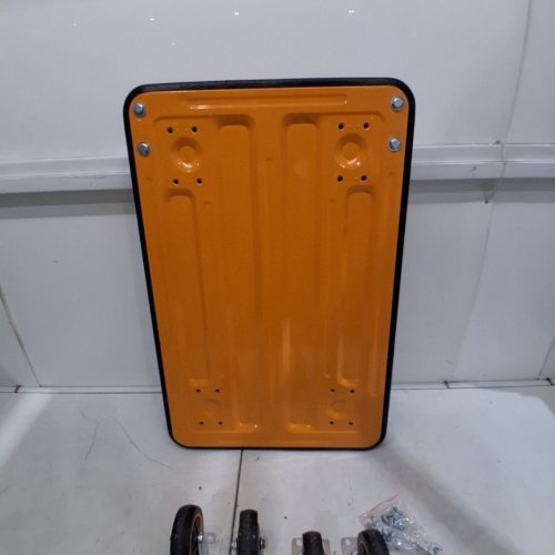 MAXWORKS FOLDABLE PLATFORM TRUCK PUSH DOLLY, UP TO 330LBS - YELLOW/BLACK (MODEL: 80876) image 5