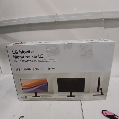 LG 24" IPS 1080P FULL HD MONITOR - 120HZ, 1MS, HDR - BLACK (MODEL: 24U41YA) image 4