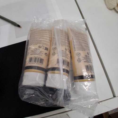 3PK PEBEO STUDIO ACRYLICS HIGH VISCOSITY METALLIC GOLD ACRYLIC PAINT - 100 ML EACH - GOLD (ITEM: 832-352) image 3
