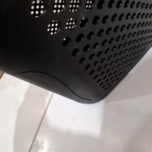 MIND READER SLIM LAUNDRY HAMPER BASKET WITH LID - 60L - BLACK image 4