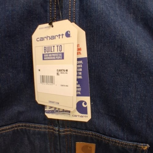MEN'S CARHARTT LOOSE FIT DENIM ACTIVE JACKET - MEDIUM - SAWYER (STYLE: 0J6976-M) image 3