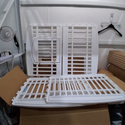 IRIS USA 4-PANEL PET PLAY PEN WITH GATE - 35" X 24" - WHITE (MODEL: CI-606E /CI-604E)) image 2