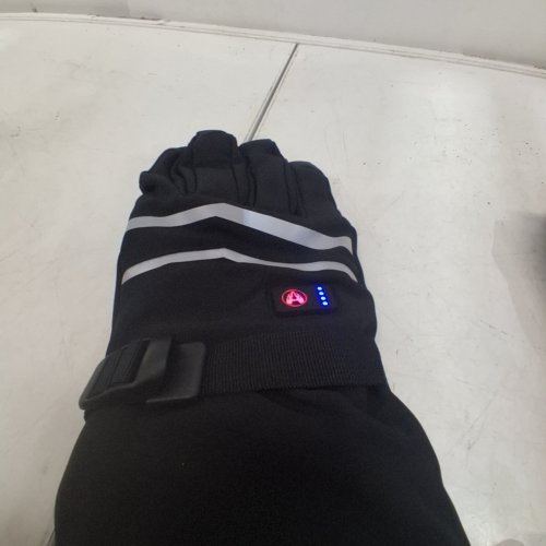 UNISEX ADULT CUEHEAT RECHARGEABLE BATTERY ELECTRIC HEATING HEATED GLOVE LINERS, 7.4 V 6000 MAH - LARGE - BLACK image 2