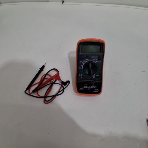 LJPXHHU DIGITAL MULTIMETER ELECTRICAL TESTER WITH BACKLIT LCD DISPLAY - ORANGE (MODEL: XL830L) image 3