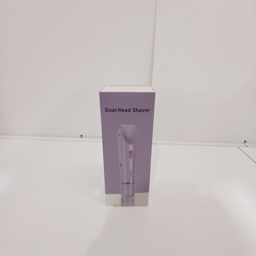 ELECTRIC PORTABLE DUAL HEAD SHAVER - PURPLE image 2