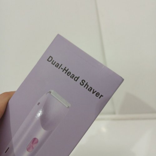 ELECTRIC PORTABLE DUAL HEAD SHAVER - PURPLE image 3