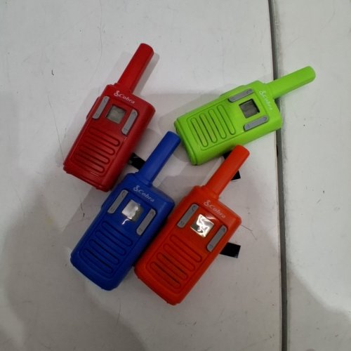 4PK COBRA FAMILY VALUE SET WALKIE TALKIE - UP TO 25KM - MULTICOLORED - (MODEL:RX100-4) image 3