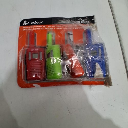 4PK COBRA FAMILY VALUE SET WALKIE TALKIE - UP TO 25KM - MULTICOLORED - (MODEL:RX100-4) image 6