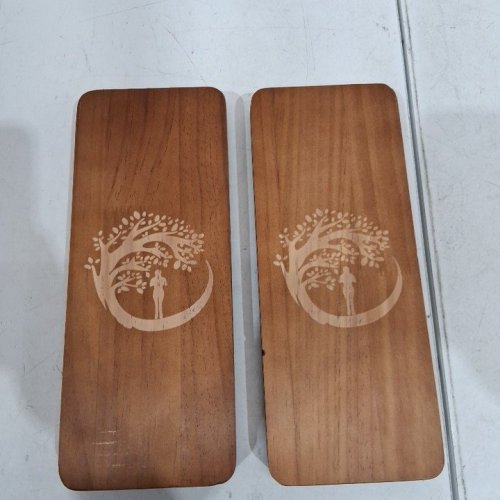 2PC LIPSTORE SADHU BOARD PREMIUM NAIL BOARD FOR PRESSURE THERAPY - 13" X 6" - BROWN/WOOD image 2