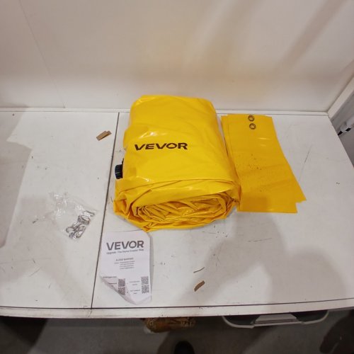VEVOR FLOOD BARRIER HEIGHT SANDBAG ALTERNATIVE 24FT - YELLOW/BLACK (MODEL: F24FT20IN12IN10COVO) image 2